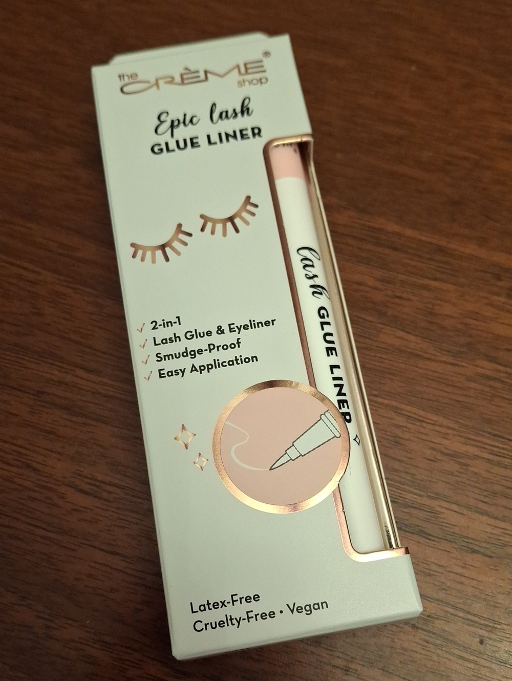 The Creme Shop Epic Lash Glue Liner Clear 2ml New Sealed